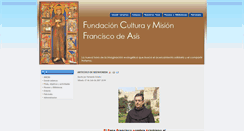 Desktop Screenshot of culturaymisionfranciscanos.com